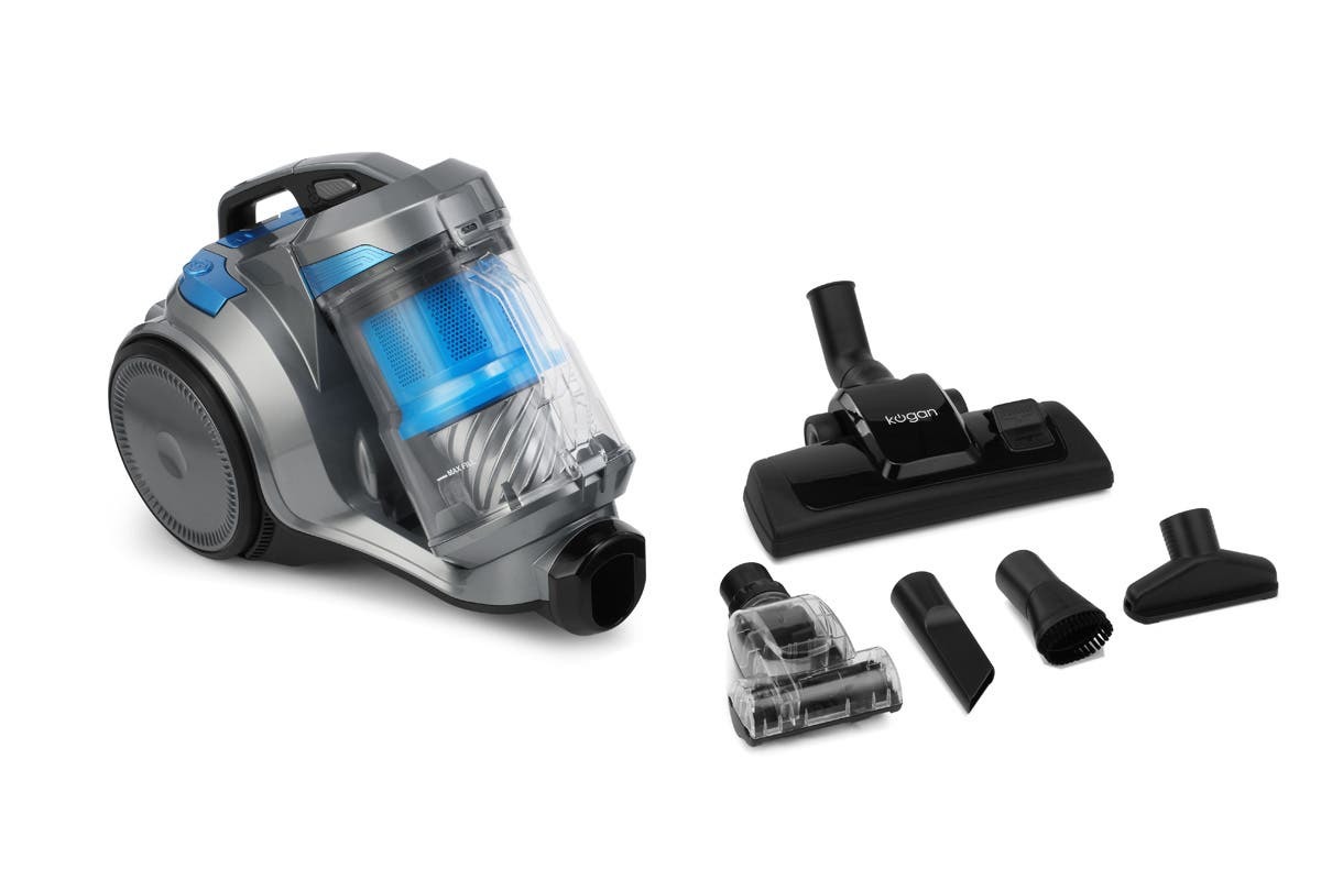 kogan mighty 2200w cyclonic vacuum cleaner with turbo brush