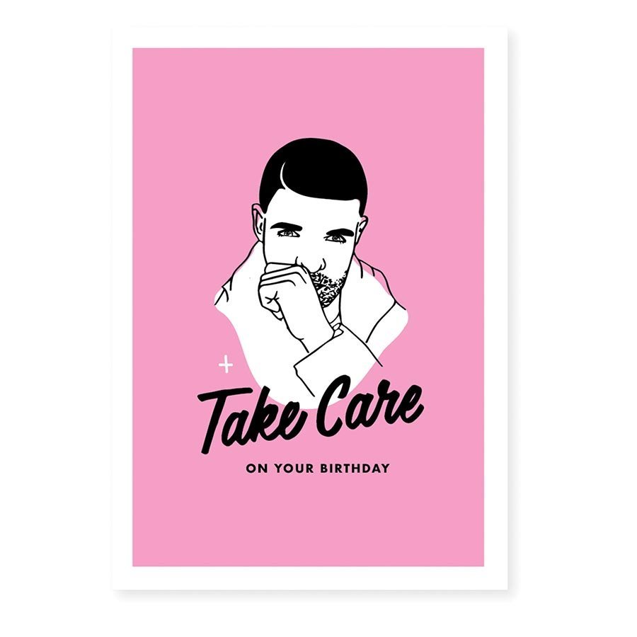 Famous Flames Birthday Card - Drizzy