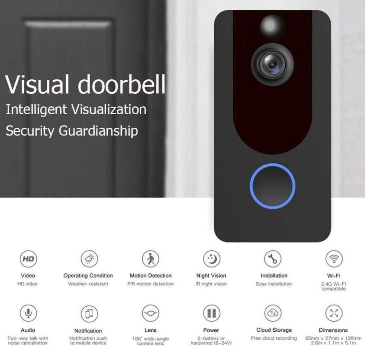 Smart Video Security Camera Doorbell