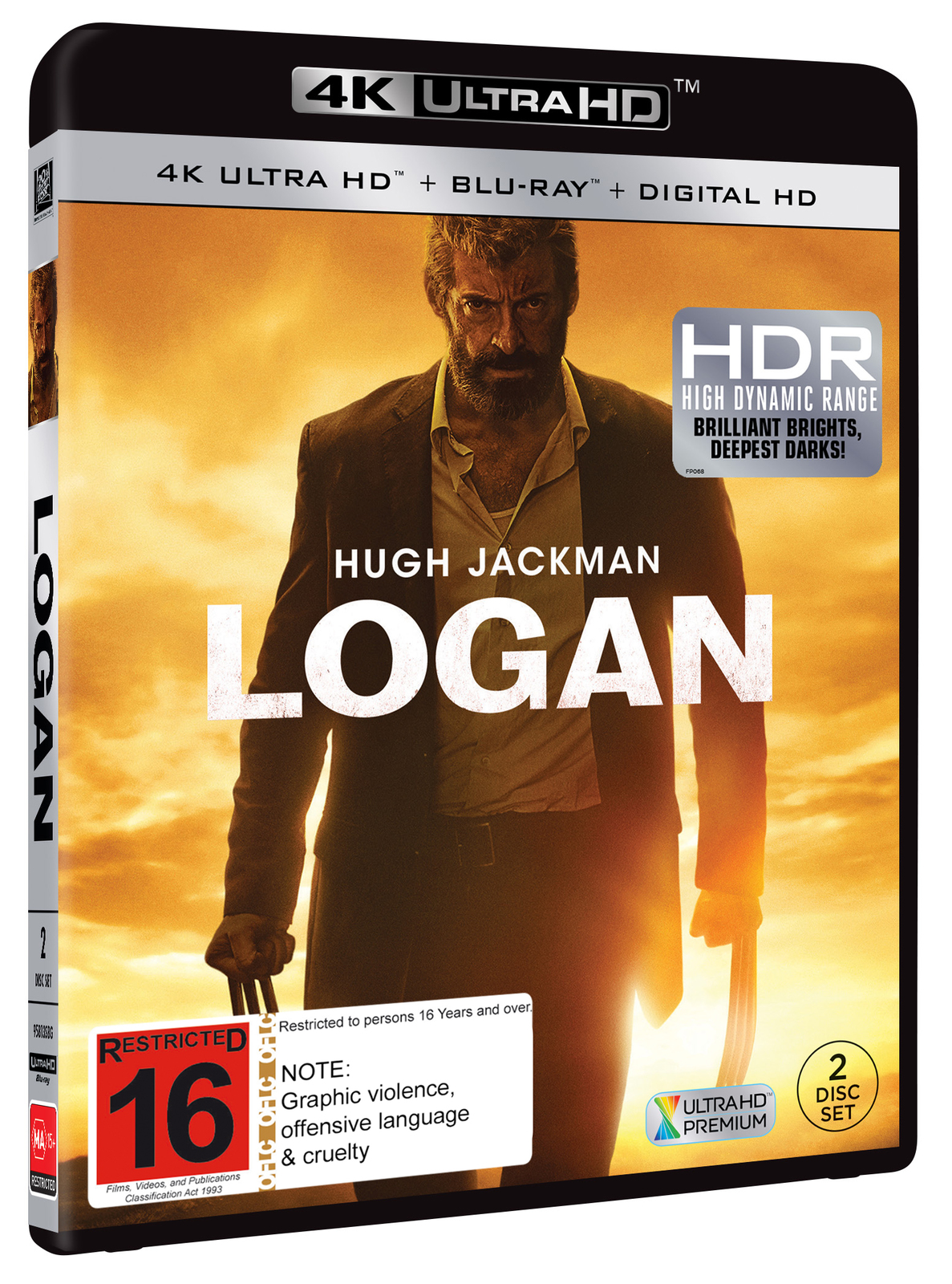 Logan on Blu-ray, UHD Blu-ray