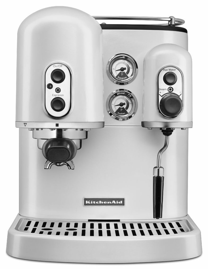 KitchenAid Espresso Coffee Machine - Frosted Pearl image