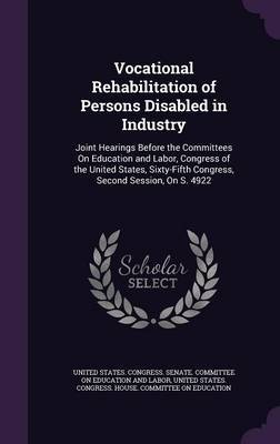 Vocational Rehabilitation of Persons Disabled in Industry image