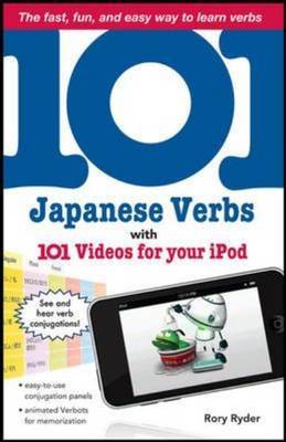 101 Japanese Verbs with 101 Videos for Your IPod on Paperback by Rory Ryder