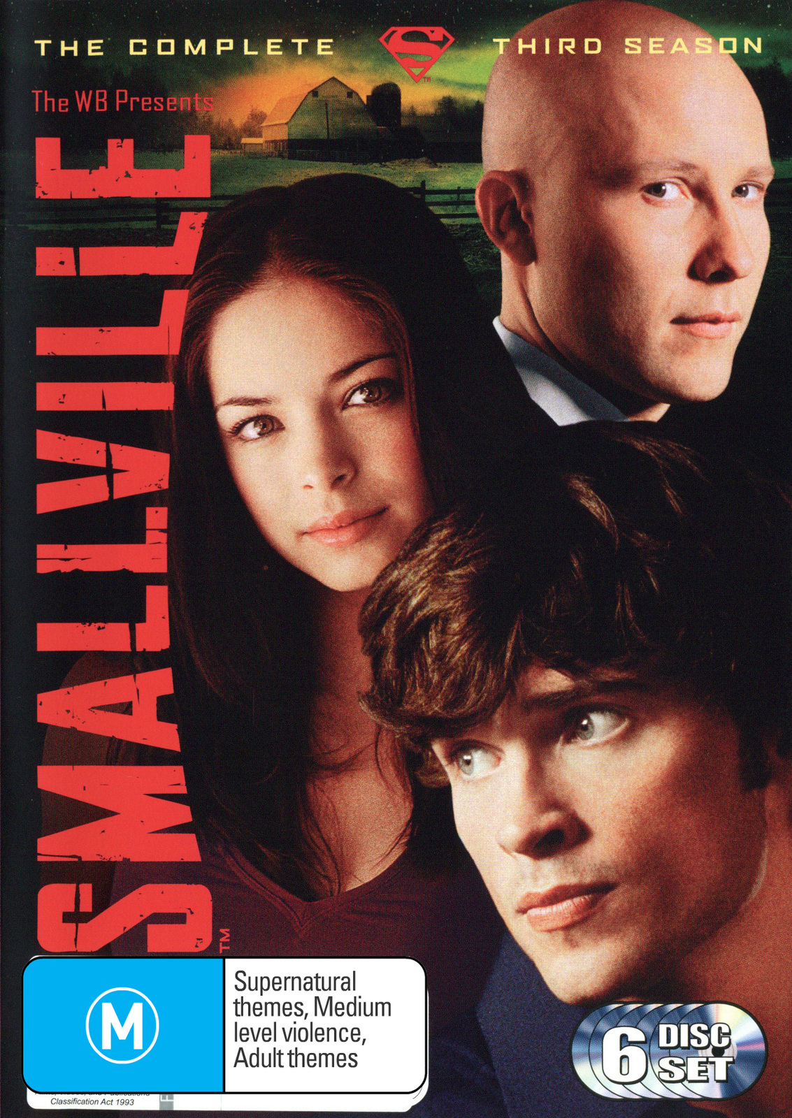 Smallville - The Complete 3rd Season (6 Disc Set) on DVD image