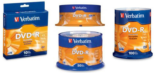 Verbatim DVD-R 4.7GB 10Pk Spindle 16x