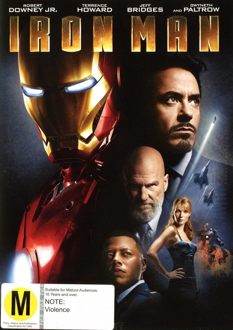 Iron Man on DVD image
