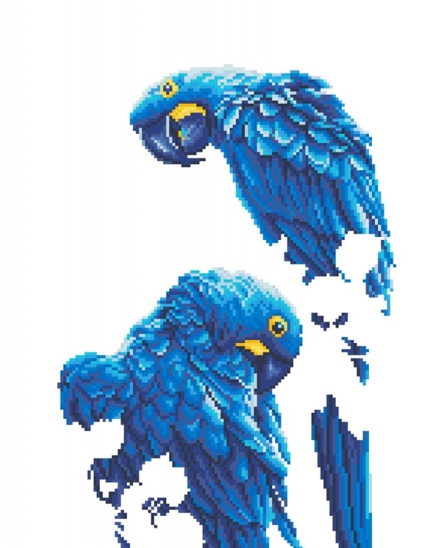 Buy Diamond Dotz Blue Parrots at Mighty Ape NZ