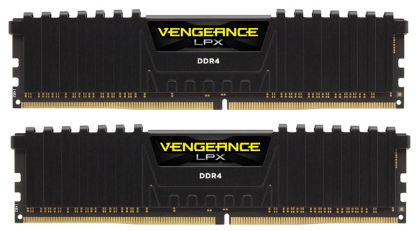 2x8GB Corsair Vengeance 2400MHz LPX RAM image