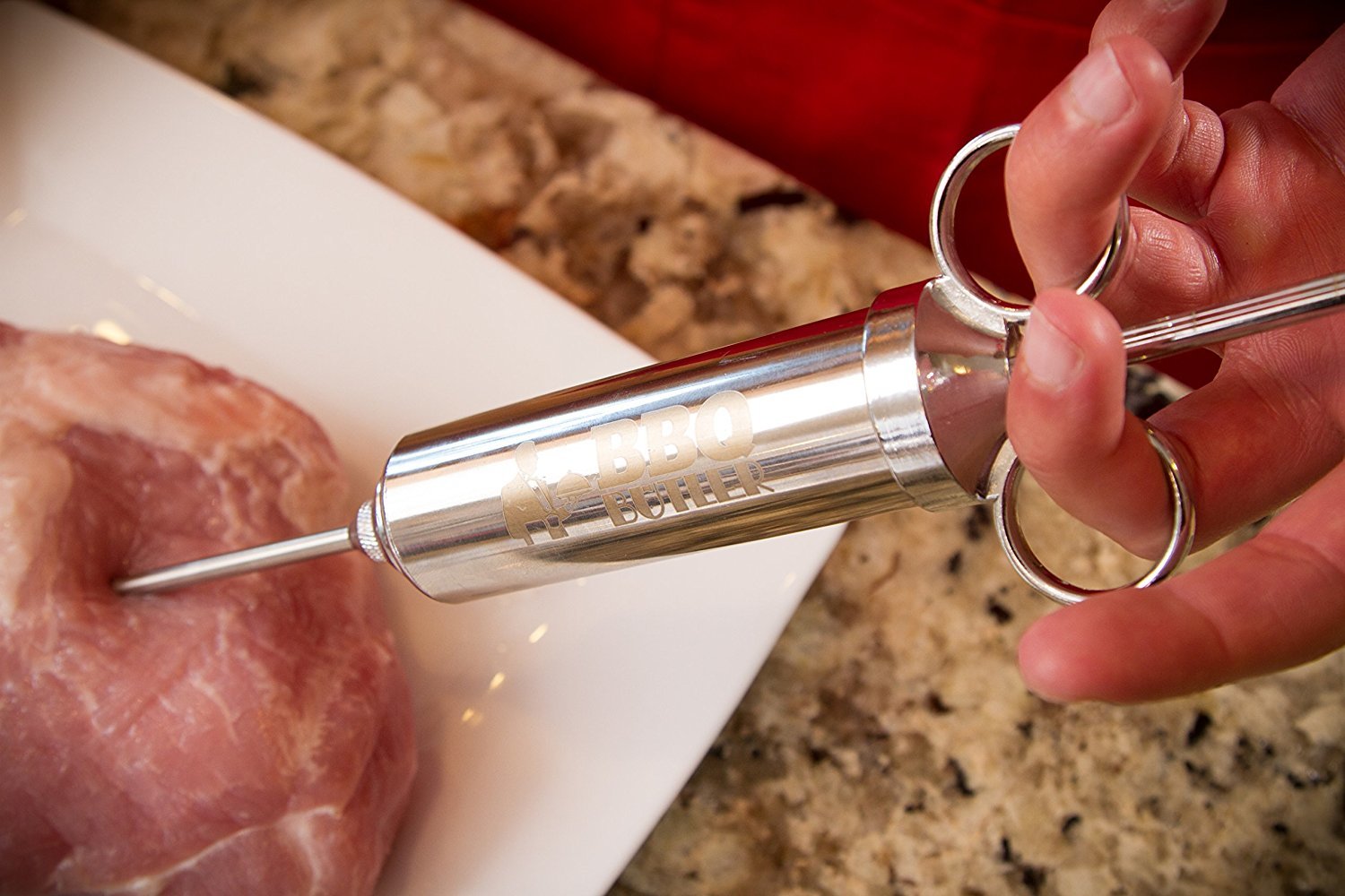 BBQ Butler - Stainless Steel Meat Marinade Injector image