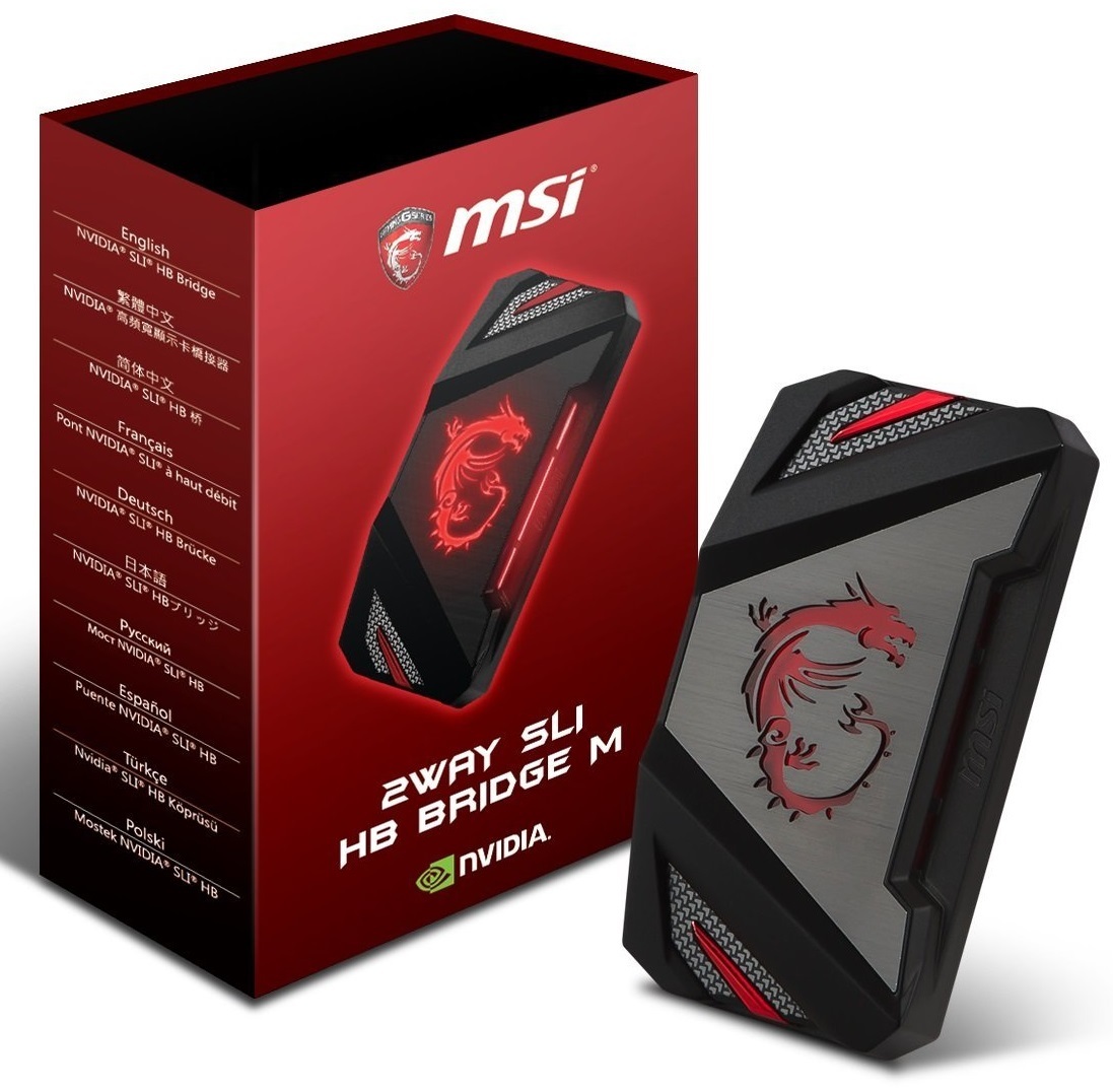 MSI 2-Way HB SLI Bridge M image