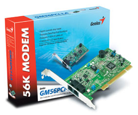 GENIUS PCI 56K GM56PCI-LA MODEM image