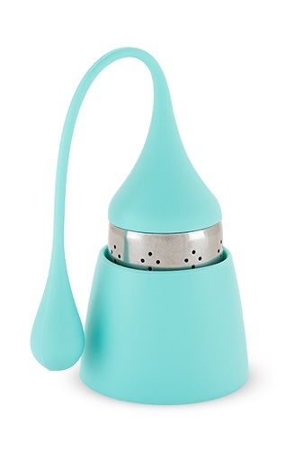 Pinky Up: Weighted Tea Infuser & Base - Mint image