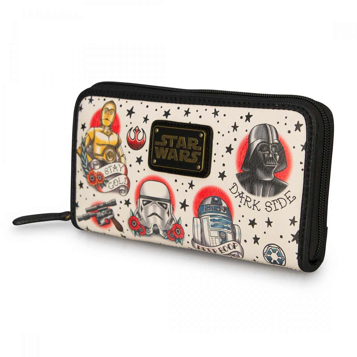 loungefly star wars star wars tattoo flash print wallet loungefly star wars star wars tattoo flash print wallet