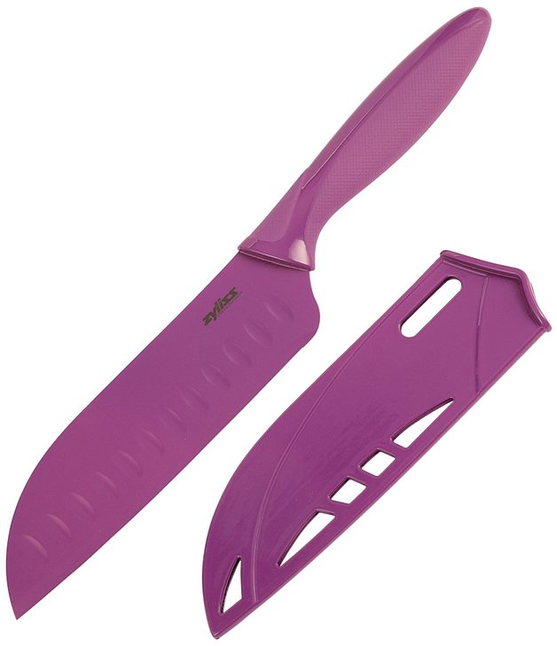 Zyliss Santoku Knife with Safety Cover (18cm) at Mighty Ape NZ