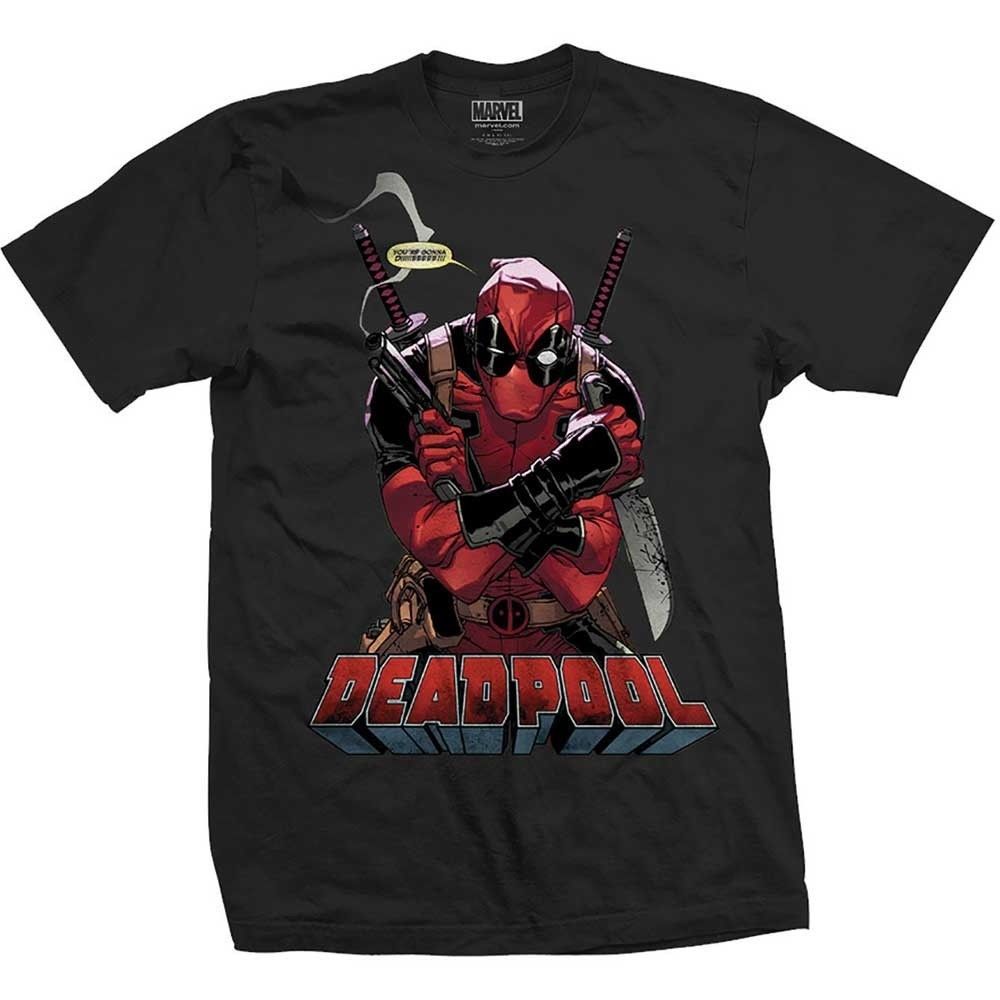 Marvel Comics Deadpool Gonna Die Mens Black TS (X Large)