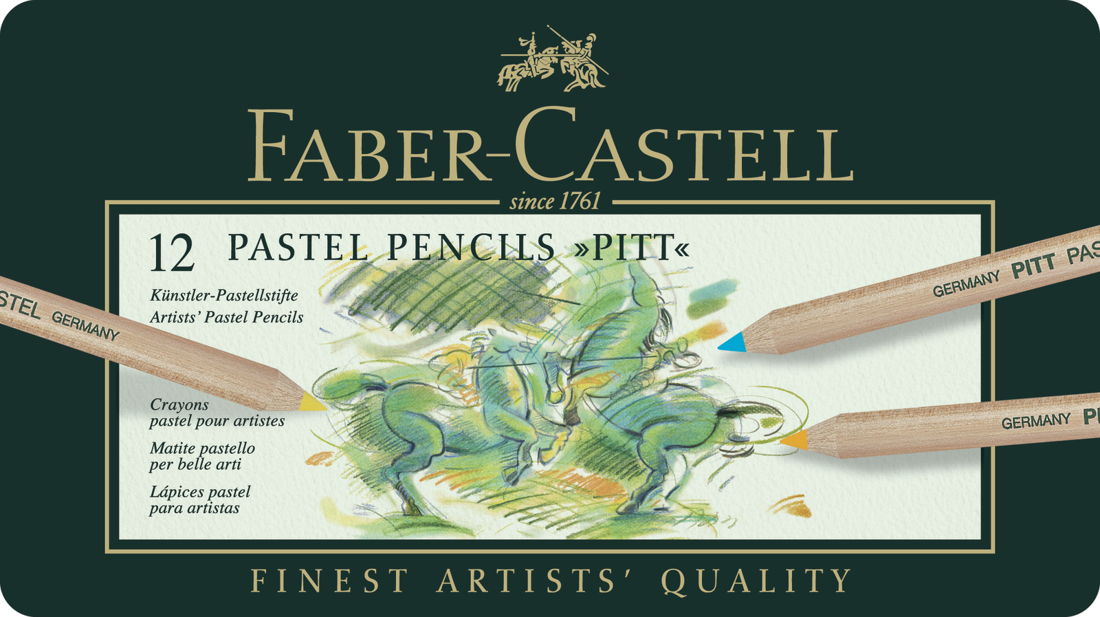 Faber-Castell: Pitt Pastel Pencil (Tin of 12) image