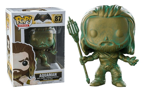 Batman v Superman: Dawn of Justice - Aquaman (Patina) Pop! Vinyl Figure image