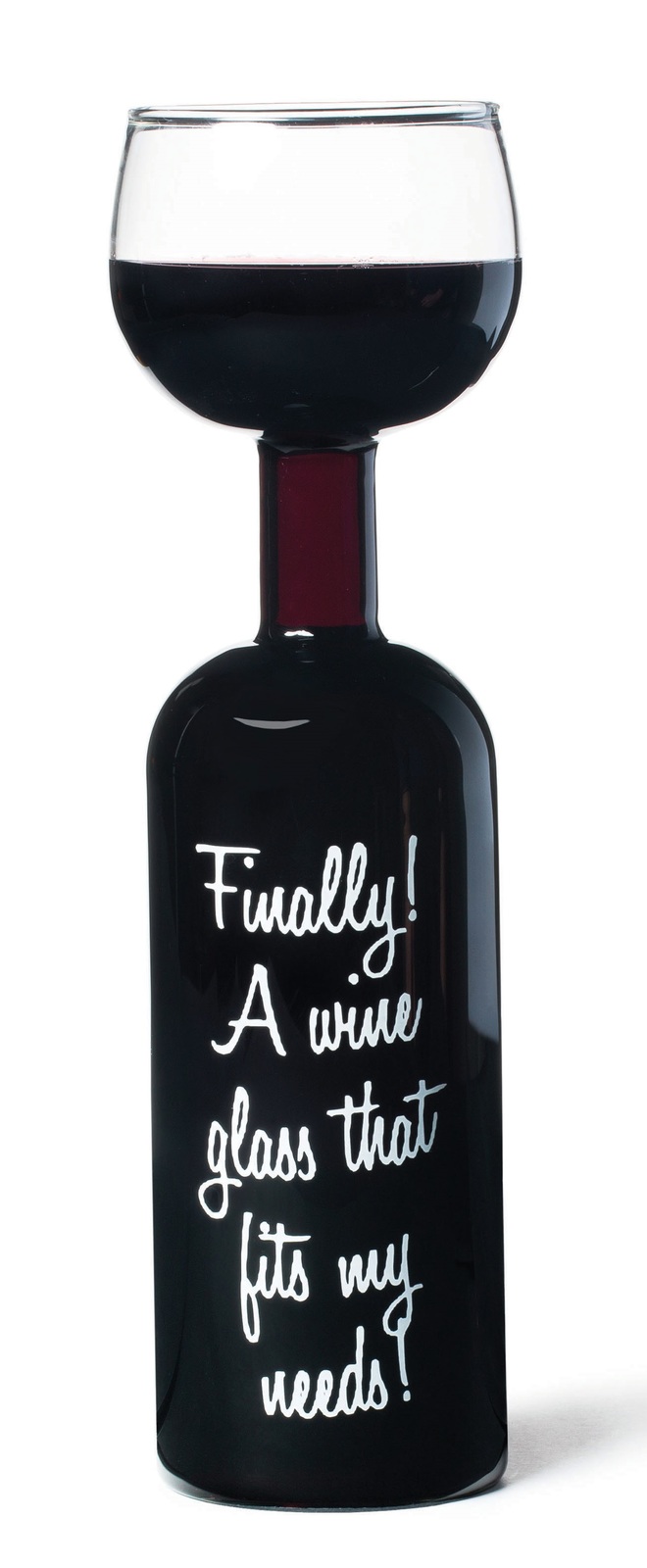 Wine Bottle Novelty Glass At Mighty Ape Nz