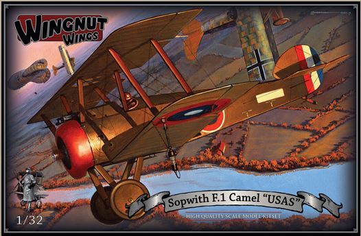 Wingnut Wings 1/32 Sopwith F.1 Camel "USAS" Model Kit