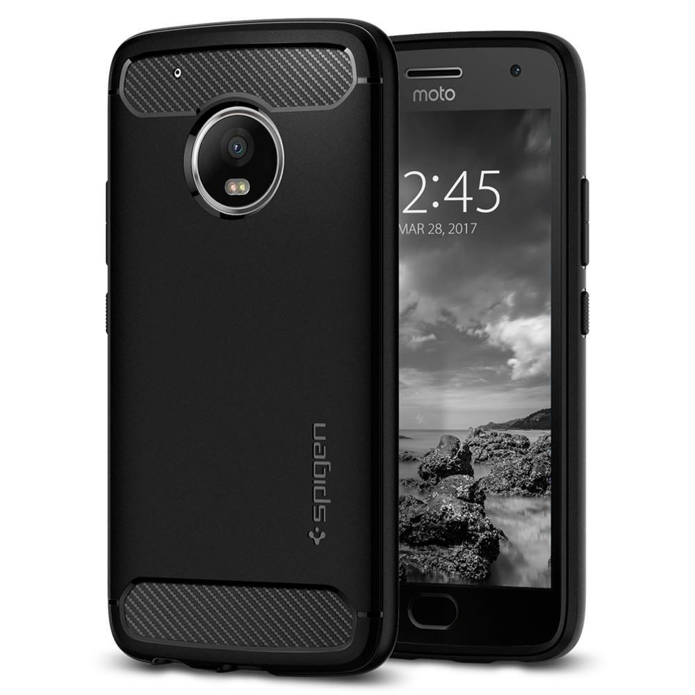 Spigen: Motorola Moto G5 Plus - Rugged Armour Case (Black) image