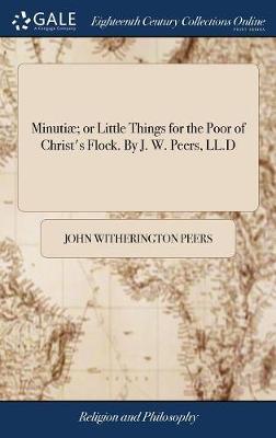 Minuti�; Or Little Things for the Poor of Christ's Flock. by J. W. Peers, LL.D by John Witherington Peers image