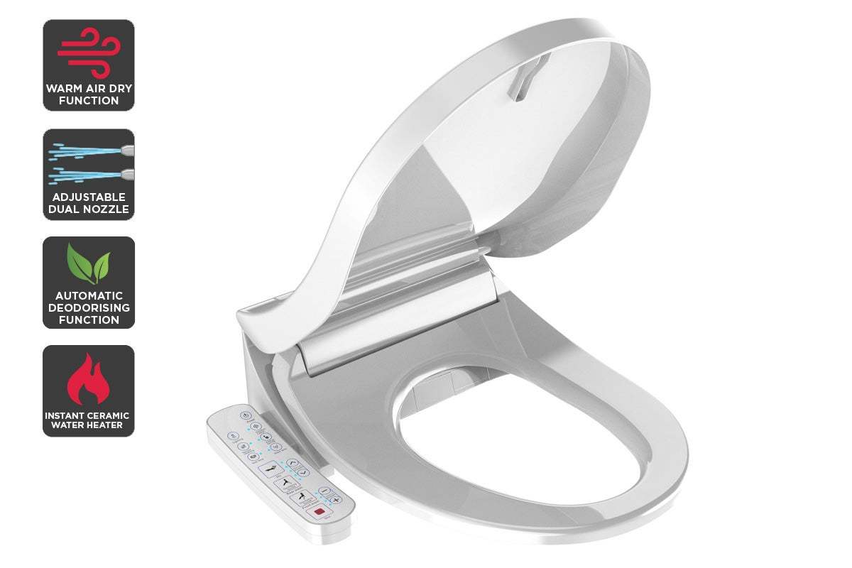 Buy Smart Wash & Dry Electric Bidet Toilet Seat at Mighty Ape NZ