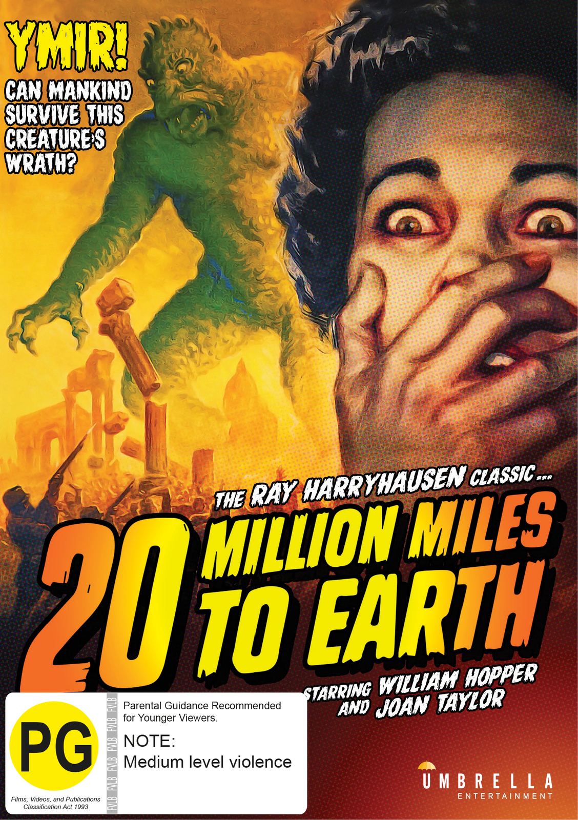 20 Million Miles to Earth on DVD image
