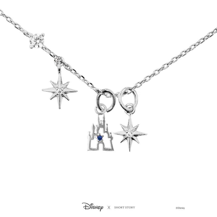 Disney Castle Necklace - Silver image