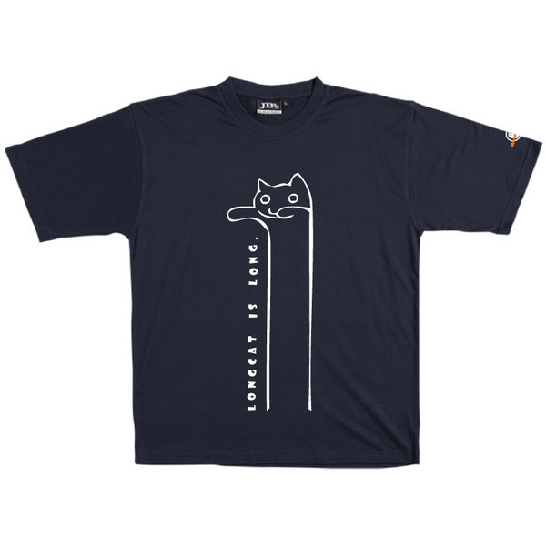 Longcat - Tshirt (Navy) for image