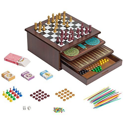 Ideal: Premium Wood Cabinet - 15 Game Set image