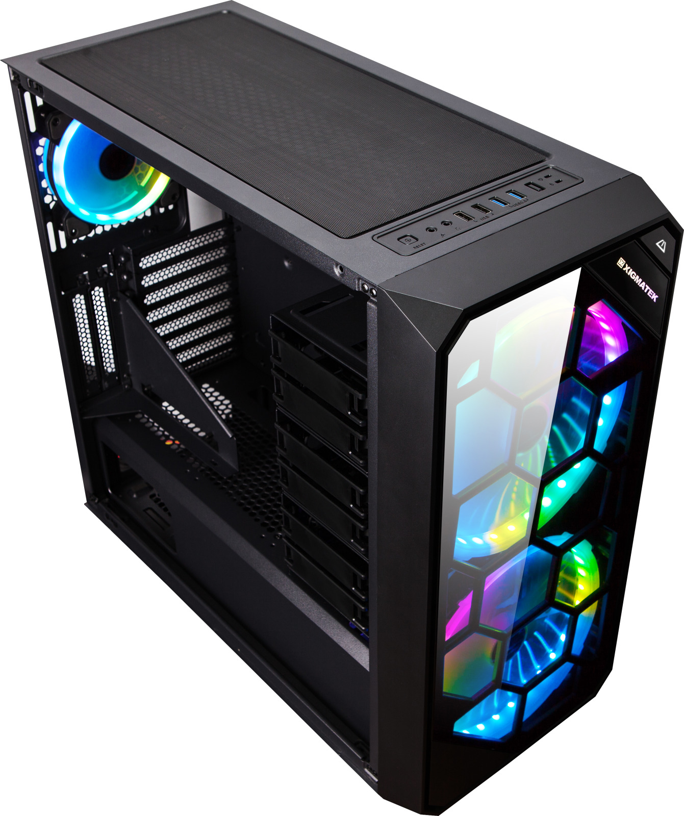Xigmatek Zest Tempered Glass Mid Tower Case image