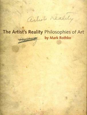 The Artist's Reality by Mark Rothko image