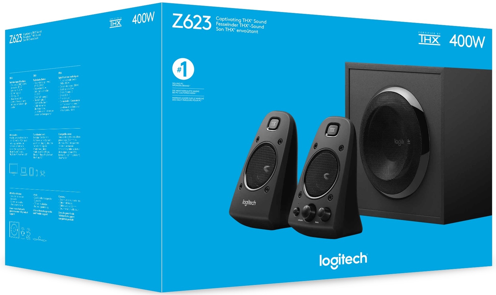 Logitech Z623 2.1 Speaker System with Subwoofer image