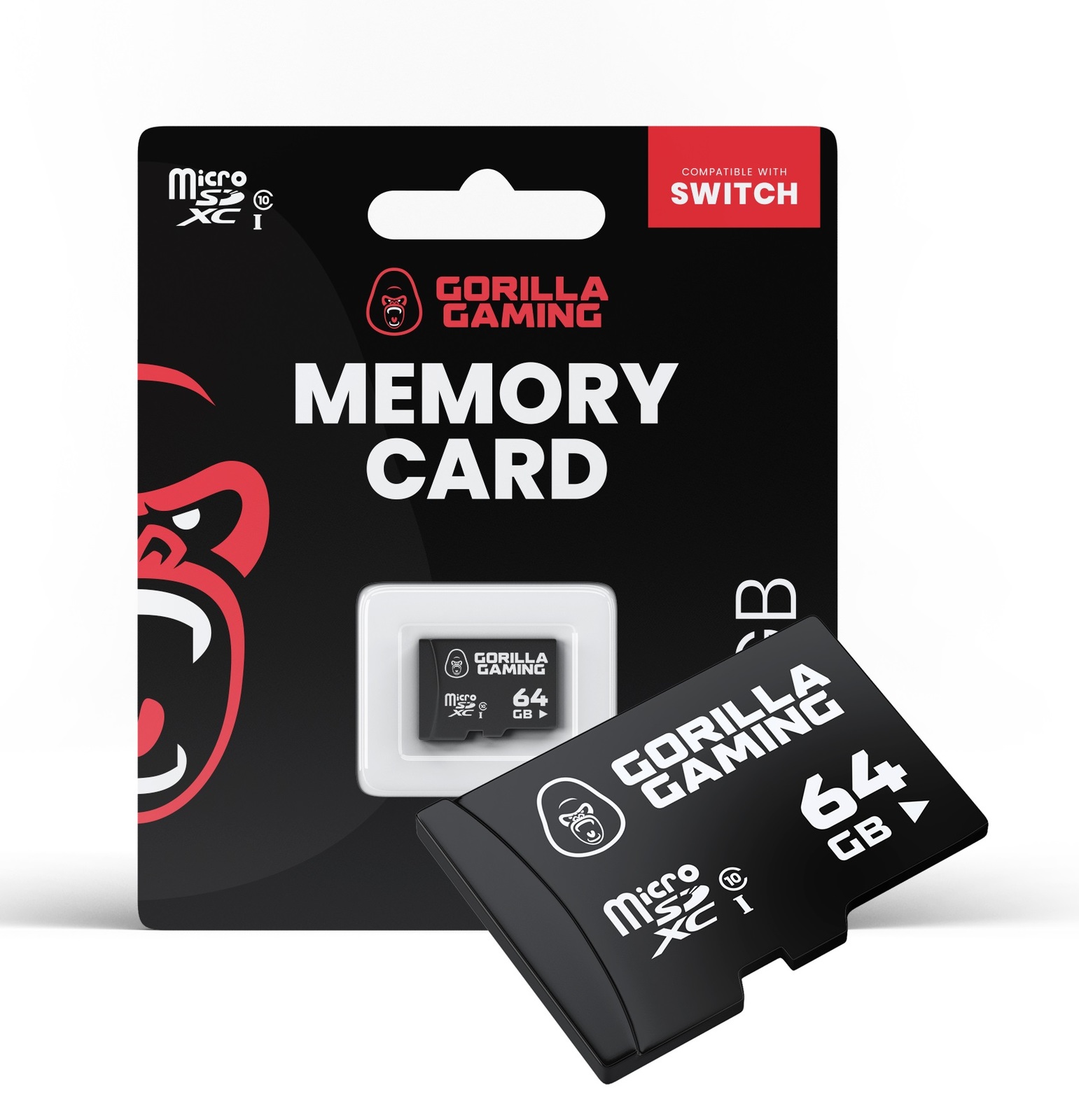 Gorilla Gaming Switch 64GB Memory Card on Switch