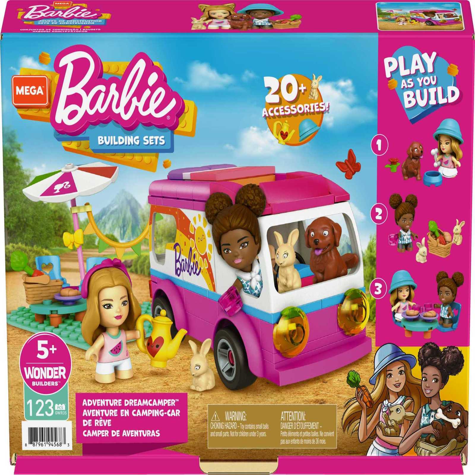 Buy Barbie Adventure Dream Camper Building Set at Mighty Ape NZ