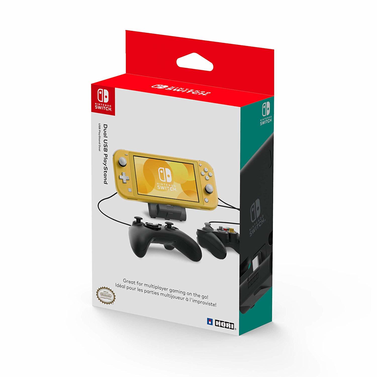 Dual USB Playstand for Nintendo Switch Lite by Hori on Switch