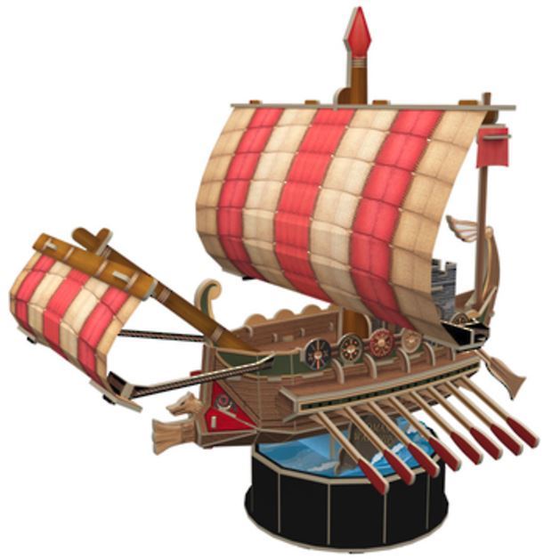 Cubic Fun: Roman Warship - 85 Piece 3D Puzzle image