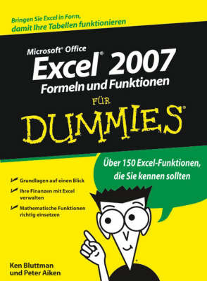 Excel 2007 Formeln Und Funktionen Fur Dummies by Ken Bluttman image