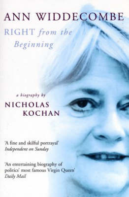 Ann Widdecombe: Right from the Beginning by Nick Kochan image