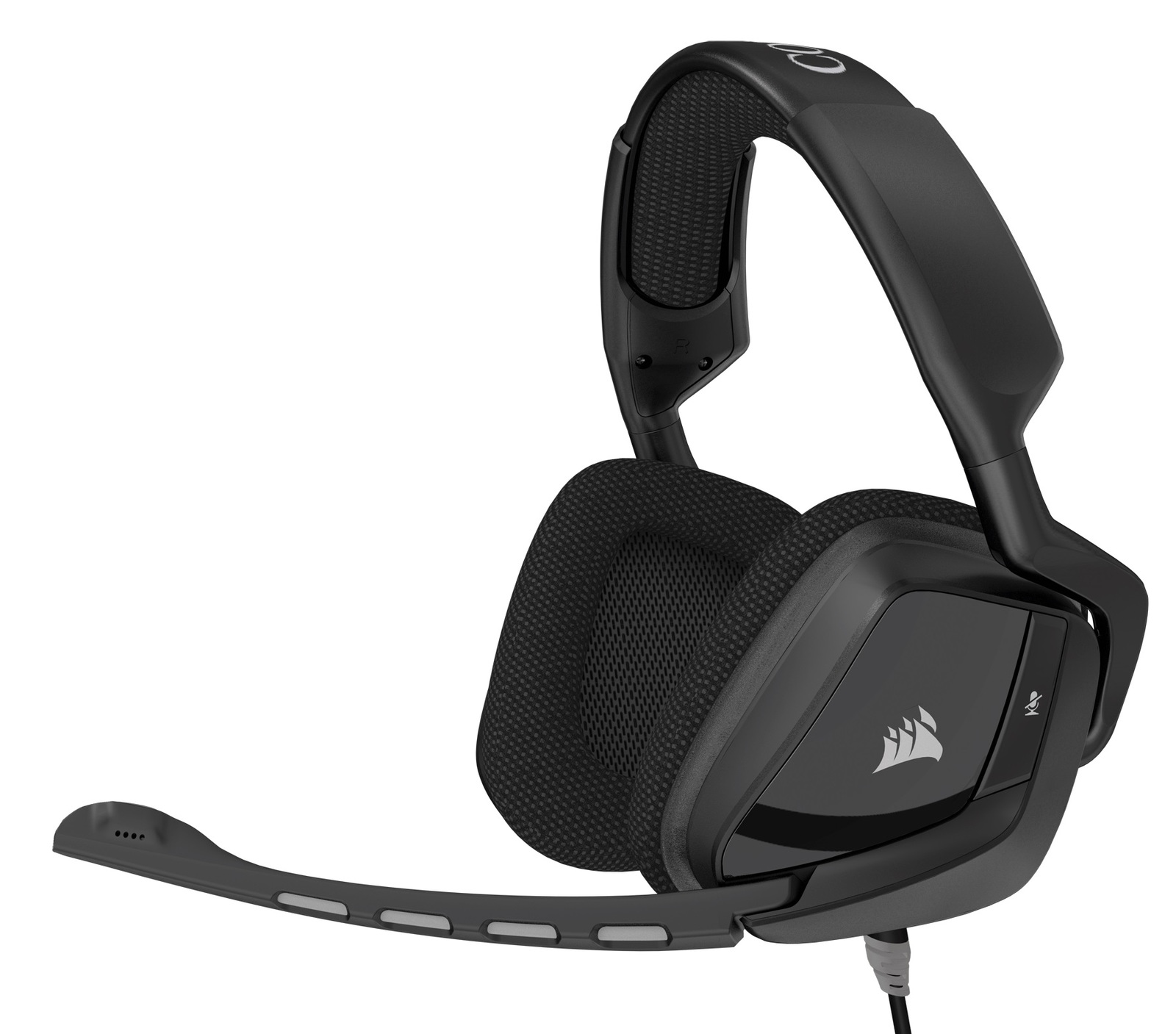 Corsair Gaming VOID Surround Analog 3.5 mm USB Dolby 7.1 Comfortable Gaming Headset - Carbon for PC Games image