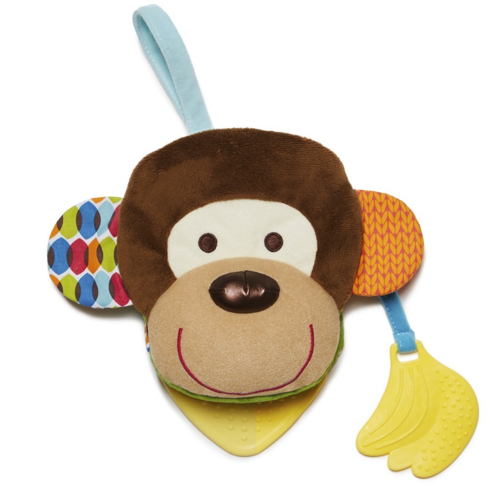 Skip Hop Bandana Buddies Puppet Book - Monkey image