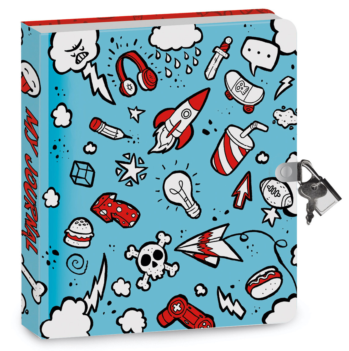 Buy Peaceable Kingdom Lockable Diary KeyKeeper Doodle at Mighty Ape NZ