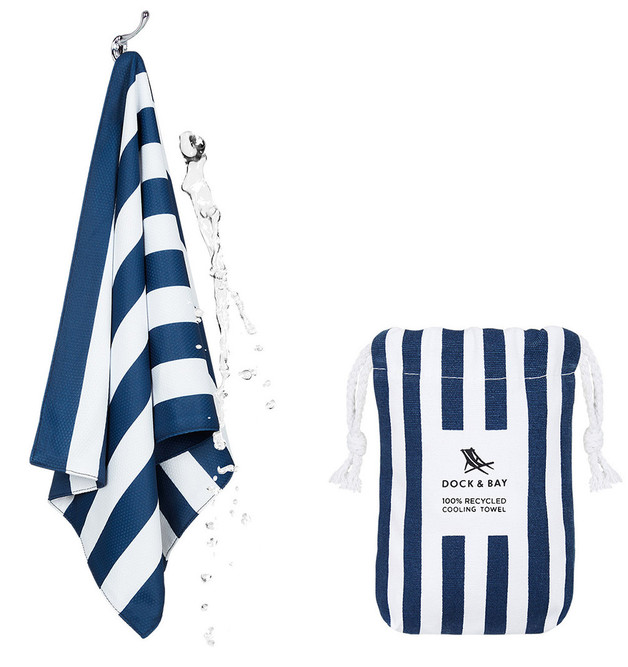 Dock & Bay Cooling Towel Cabana Collection 100 Recycled Whitsunday