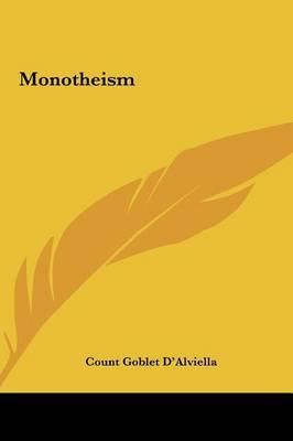 Monotheism by Count Goblet D'Alviella image