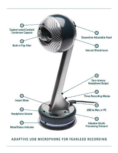 Blue Microphones Nessie Adaptive USB Condenser Microphone for image