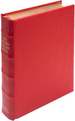 REB Lectern Bible, Red Imitation Leather Over Boards RE932:TB image