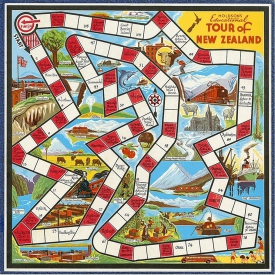 Tour of New Zealand - Board Game image