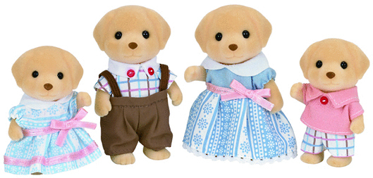 Sylvanian Families: Yellow Labrador Family