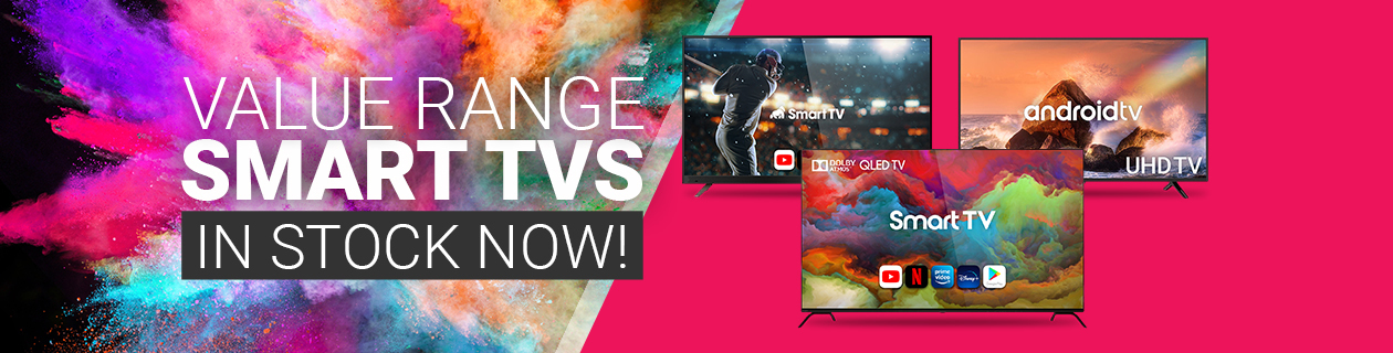 Incredible Smart TVs in stock NOW!