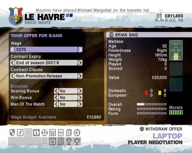 LMA Manager 2007 for PlayStation 2 image